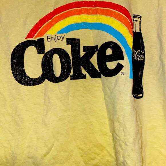 New Desert Dreamer coke crop top tee sz M - Picture 2 of 3
